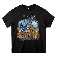 Black summer Heavy Core Tee - SublimationCraftShop