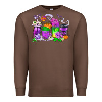 Chestnut Halloween Coffee Cups Premium Sweatshirt - texasbilliewilder