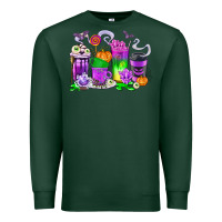 Sports Green Halloween Coffee Cups Premium Sweatshirt - texasbilliewilder