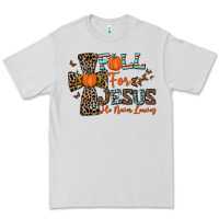 Dove Grey fall for jesus he never leaves Premium Tee - CowhideDigitalArt