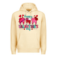 Pina Colada Happy Valentine's Day with teeth Valentine's Day Premium Hoodie - HowdyJamesFarm