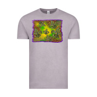Vintage Zinc mardi gras background Vintage Tee - BarkalooDesign