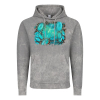 Cloud Rock turquoise leopard background Vintage Hoodie - AdoDesignShop