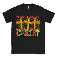 Black christmas begins with christ Classic Tee - CowhideDigitalArt