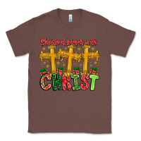 Chestnut christmas begins with christ Classic Tee - CowhideDigitalArt