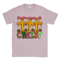 Lilac christmas begins with christ Classic Tee - CowhideDigitalArt