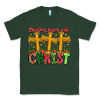 Sports Green christmas begins with christ Classic Tee - CowhideDigitalArt