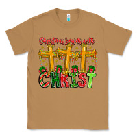 Toasted Coconut christmas begins with christ Classic Tee - CowhideDigitalArt