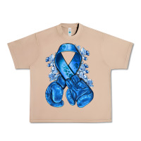 Burro blueribbon with boxing gloves Urban Heavy Tee - NancyCooperArtShop