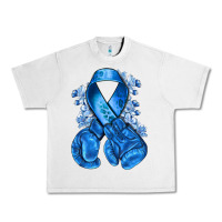 Lunar Rock blueribbon with boxing gloves Urban Heavy Tee - NancyCooperArtShop