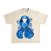 Sandshell blueribbon with boxing gloves Urban Heavy Tee - NancyCooperArtShop