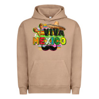 Pigment Burro Viva Mexico Urban Hoodie - FaDigitalArtStudio
