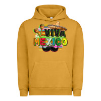 Pigment Peanut Butter Viva Mexico Urban Hoodie - FaDigitalArtStudio