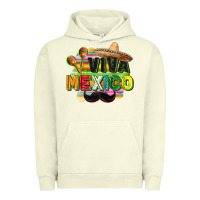 Pigment Pistachio Viva Mexico Urban Hoodie - FaDigitalArtStudio