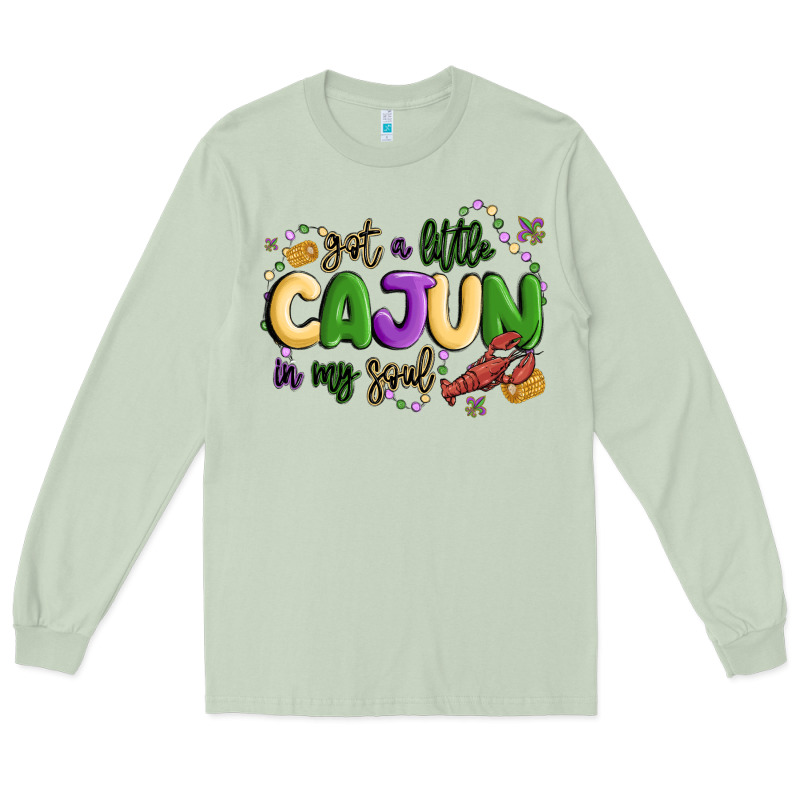 Got A Little Cajun In My Soul Long Sleeve Tee by MaliasSmallBusiness | Teevron