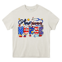 Cream American Nurse Heavy Core Tee - Neo Western