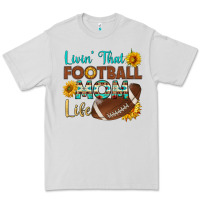 Dove Grey livin' that football mom life Premium Tee - HRA Design Shop