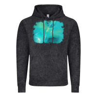 Vintage Black turquoise background Vintage Hoodie - AdoDesignShop