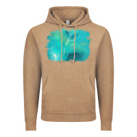 Vintage Coffee turquoise background Vintage Hoodie - AdoDesignShop