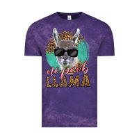 Cloud Purple western no prob llama Vintage Tee - LillyAllenDesigns