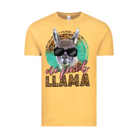 Vintage Mustard western no prob llama Vintage Tee - LillyAllenDesigns