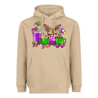 Mushroom Mardi Gras coffee cups Heavyweight Hoodie - NancyCooperArtShop