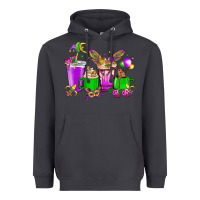 Smoke Mardi Gras coffee cups Heavyweight Hoodie - NancyCooperArtShop