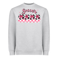Heather Grey soccer mama Heavyweight Sweatshirt - MaliasSmallBusiness
