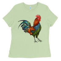 Matcha rooster Ladies Tee - RanaPortraitStore