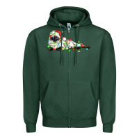 Sports Green christmas siamese cat Zipper Hoodie - LillyAllenDesigns