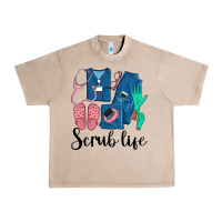 French Oak Scrub Life Nurse Urban Heavy Tee - LillyAllenDesigns