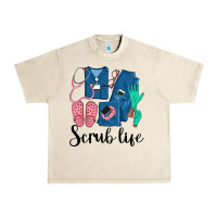 Sandshell Scrub Life Nurse Urban Heavy Tee - LillyAllenDesigns