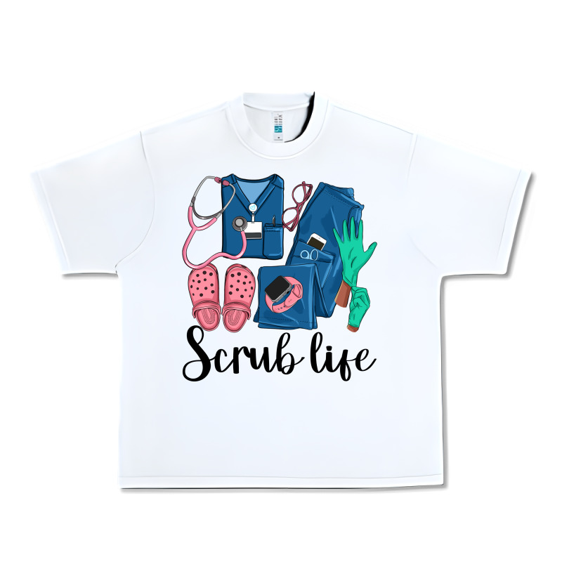 Scrub Life Nurse Urban Heavy Tee by LillyAllenDesigns | Teevron