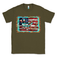 Army Green flag cactus horseshoe Classic Tee - AdoDesignShop