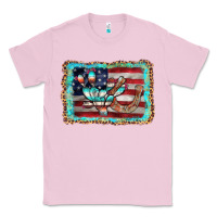 Bubblegum Pink flag cactus horseshoe Classic Tee - AdoDesignShop