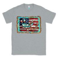 Heather Grey flag cactus horseshoe Classic Tee - AdoDesignShop