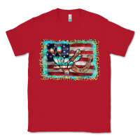 Red flag cactus horseshoe Classic Tee - AdoDesignShop