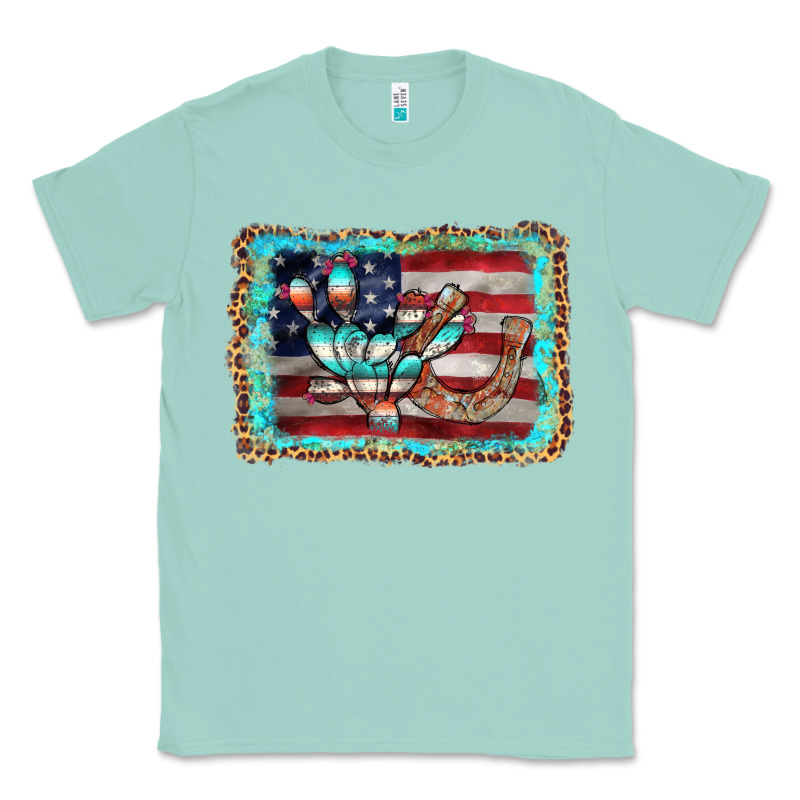 Flag Cactus Horseshoe Classic Tee by AdoDesignShop | Teevron