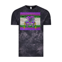 Cloud Black mardi gras  mask Vintage Tee - BarkalooDesign
