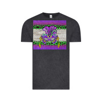 Vintage Black mardi gras  mask Vintage Tee - BarkalooDesign