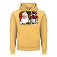 Vintage Mustard santa merry christmas y'all Vintage Hoodie - AdoDesignShop