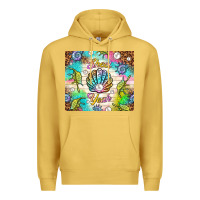 Antique Gold Shell yeah Premium Hoodie - TumblerDesignByShophia