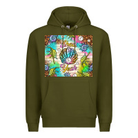 Army Green Shell yeah Premium Hoodie - TumblerDesignByShophia