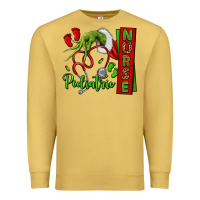 Antique Gold Christmas Character Premium Sweatshirt - NancyCooperArtShop