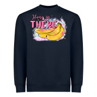 Navy hang in there Heavyweight Sweatshirt - MaliasSmallBusiness