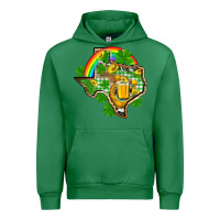 Emerald Texas St. Patrick's Day Urban Hoodie - OliviaCreatesArt