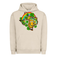 Pigment French Oak Texas St. Patrick's Day Urban Hoodie - OliviaCreatesArt