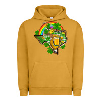 Pigment Peanut Butter Texas St. Patrick's Day Urban Hoodie - OliviaCreatesArt