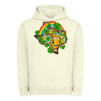 Pigment Pistachio Texas St. Patrick's Day Urban Hoodie - OliviaCreatesArt
