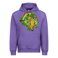 Tulip Texas St. Patrick's Day Urban Hoodie - OliviaCreatesArt